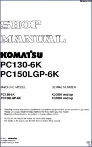 komatsu pc130, komatsu manual
