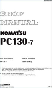 komatsu pc130, komatsu manual