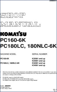 komatsu pc160, komatsu manual