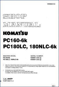 komatsu pc160, komatsu manual