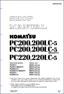 komatsu pc200, komatsu manual
