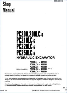 komatsu pc200, komatsu manual