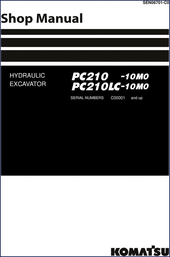 komatsu pc210, komatsu manual
