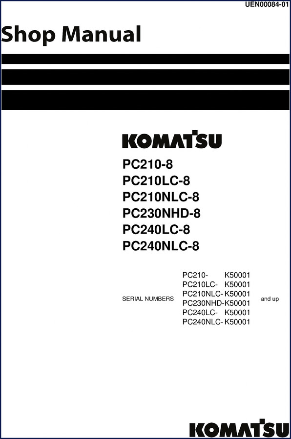 komatsu pc210, komatsu manual