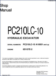 komatsu pc210lc, komatsu manual