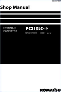 komatsu pc210lc, komatsu manual