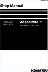 komatsu pc238uslc, komatsu manual