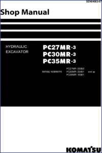 komatsu pc27mr, komatsu manual