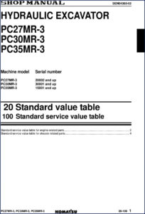 komatsu pc27mr, komatsu manual