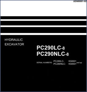 komatsu pc290lc, komatsu manual