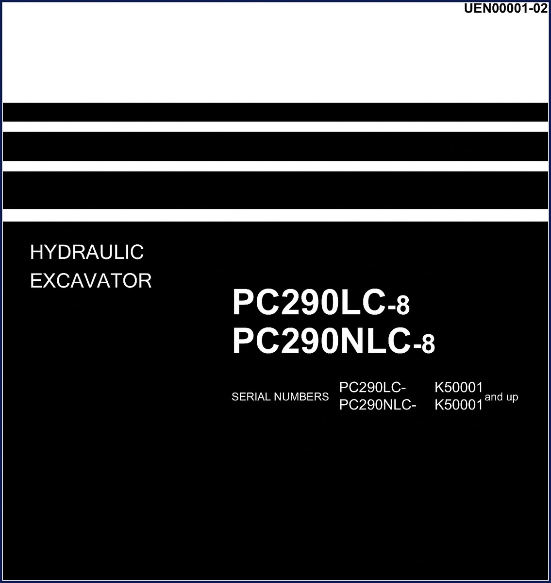 komatsu pc290lc, komatsu manual