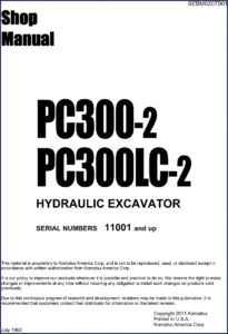 komatsu pc300, komatsu manual