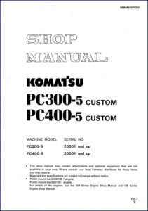 komatsu pc300, komatsu manual
