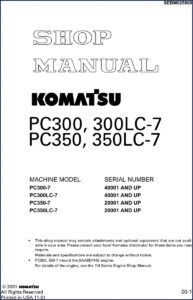 komatsu pc300, komatsu manual