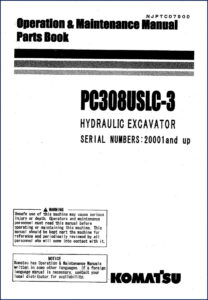 komatsu pc308uslc, komatsu manual