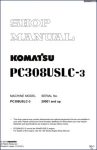 komatsu pc308uslc, komatsu manual