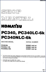 komatsu pc340, komatsu manual