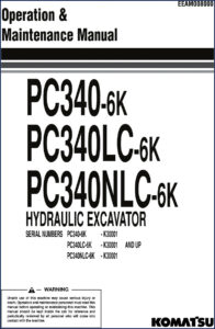 komatsu pc340, komatsu manual