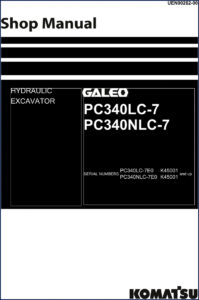 komatsu pc340lc, komatsu manual