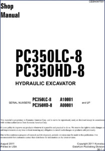 komatsu pc350lc, komatsu manual