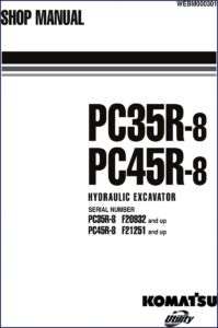 komatsu pc35r, komatsu manual
