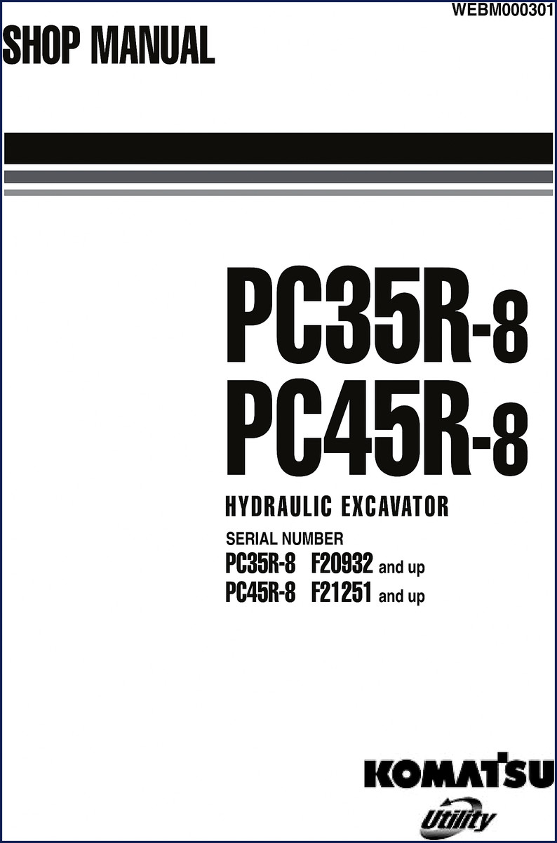 komatsu pc35r, komatsu manual