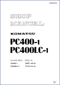 komatsu pc400, komatsu manual