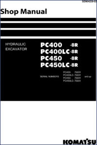komatsu pc400, pc450 workshop manual, komatsu workshop manual, komatsu pc400,