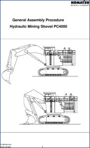 komatsu pc4000 2005 workshop manual, komatsu workshop manual, komatsu pc4000