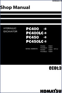 komatsu pc400lc, komatsu manual