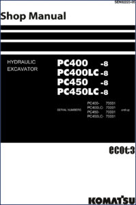 komatsu pc400lc, komatsu manual