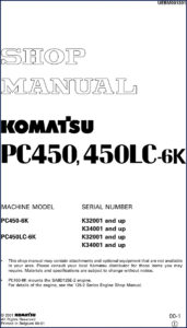 komatsu pc450, komatsu manual