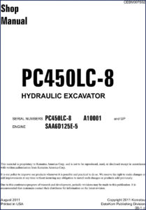 komatsu pc450lc, komatsu manual