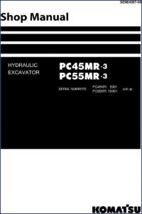 komatsu pc45mr, komatsu manual