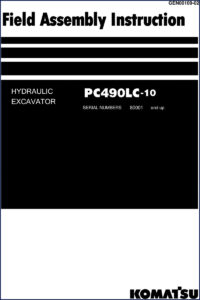 komatsu pc490lc, komatsu manual