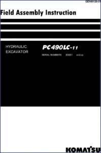 komatsu pc490lc, komatsu manual