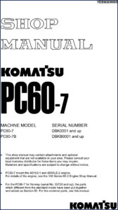 komatsu pc60, komatsu manual