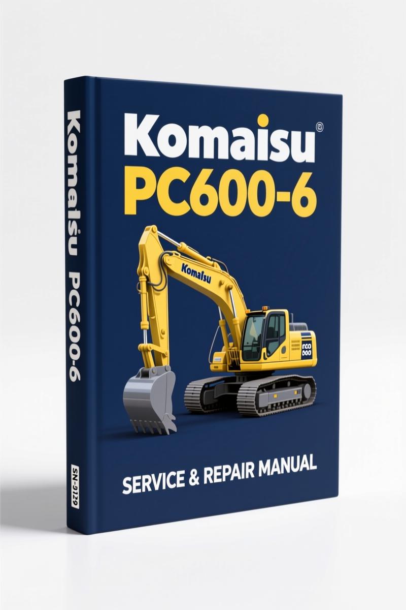 komatsu pc600, komatsu manual