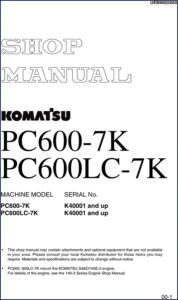 komatsu pc600, komatsu manual