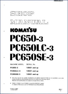 komatsu pc650, komatsu manual
