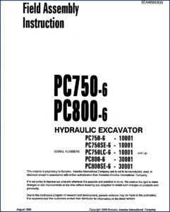 komatsu pc750, komatsu manual