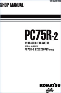 komatsu pc75r, komatsu manual