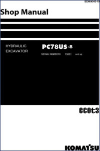 komatsu pc78us, komatsu manual