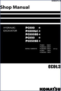 komatsu pc800, komatsu manual