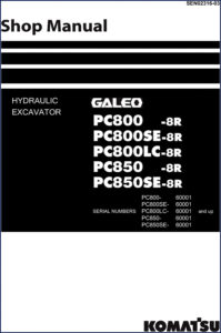komatsu pc800, komatsu manual