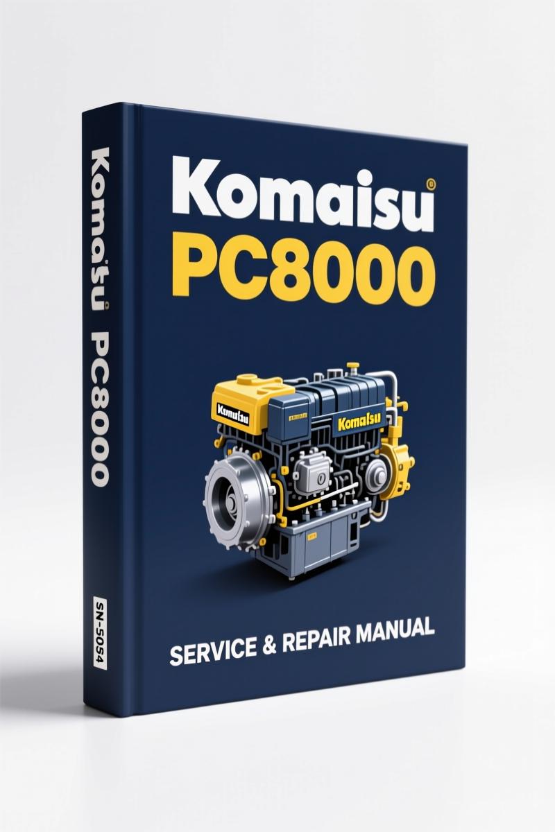 komatsu pc8000 2009 service manual, komatsu service manual, komatsu pc8000