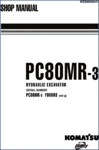 komatsu pc80mr, komatsu manual