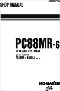 komatsu pc88mr, komatsu manual