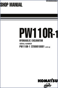 komatsu pw110r, komatsu manual
