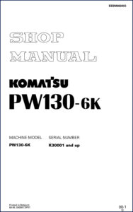 komatsu pw130, komatsu manual